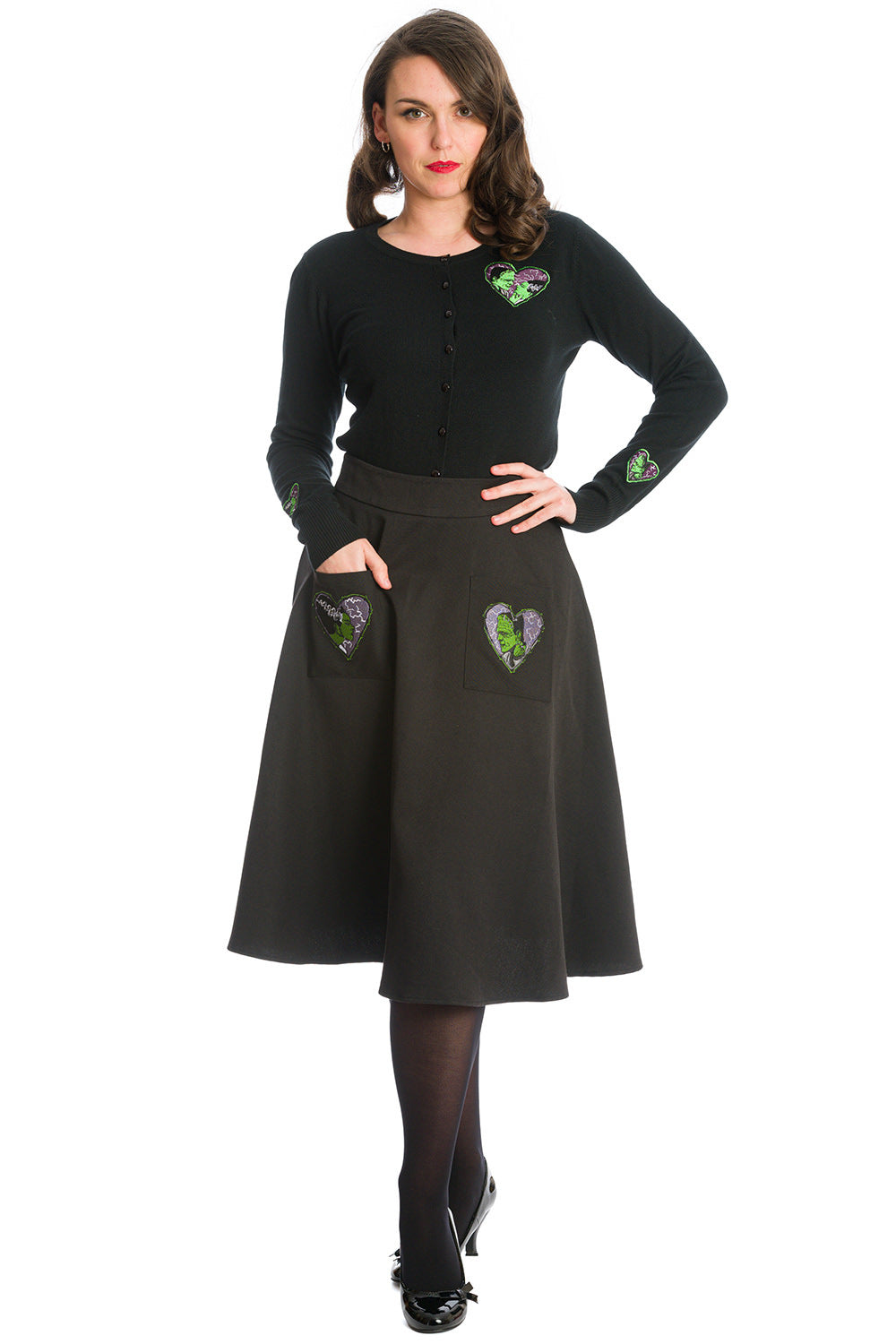 Black Made For Each Other Cardigan