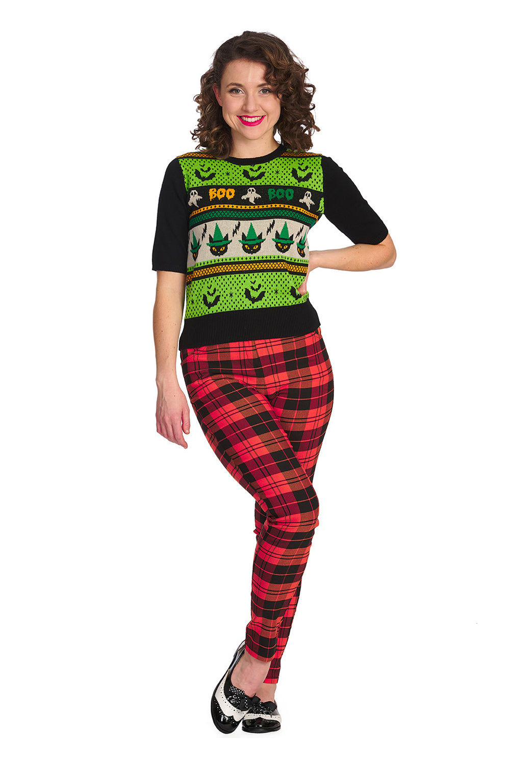 Black Spooky Boo Jumper