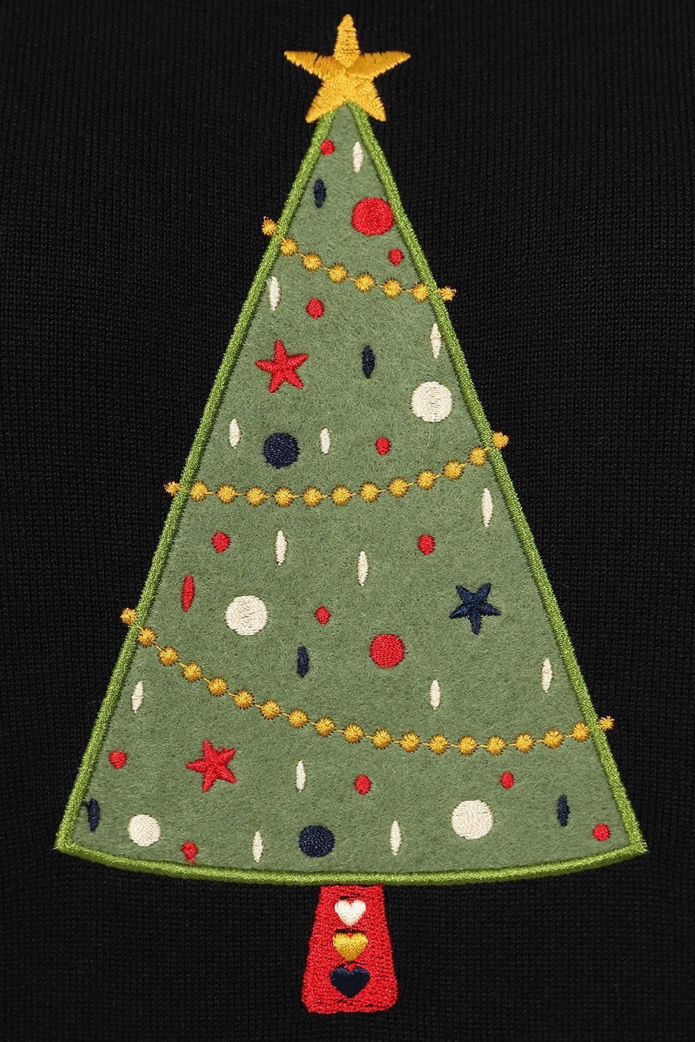 Scandi Tree Holiday Cheer Jumper