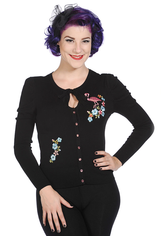 Black Flamingo Cardigan