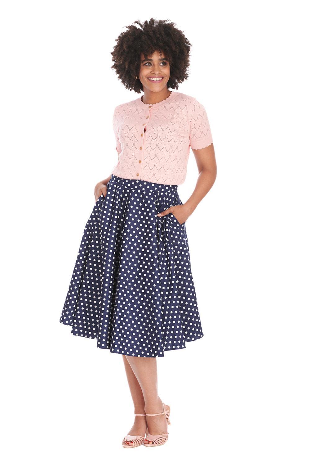 Dot Days Swing Skirt