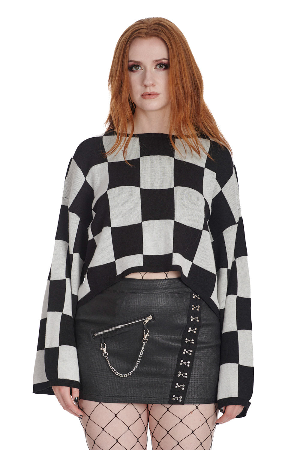 Black &amp; White Seraphins Knitted Jumper