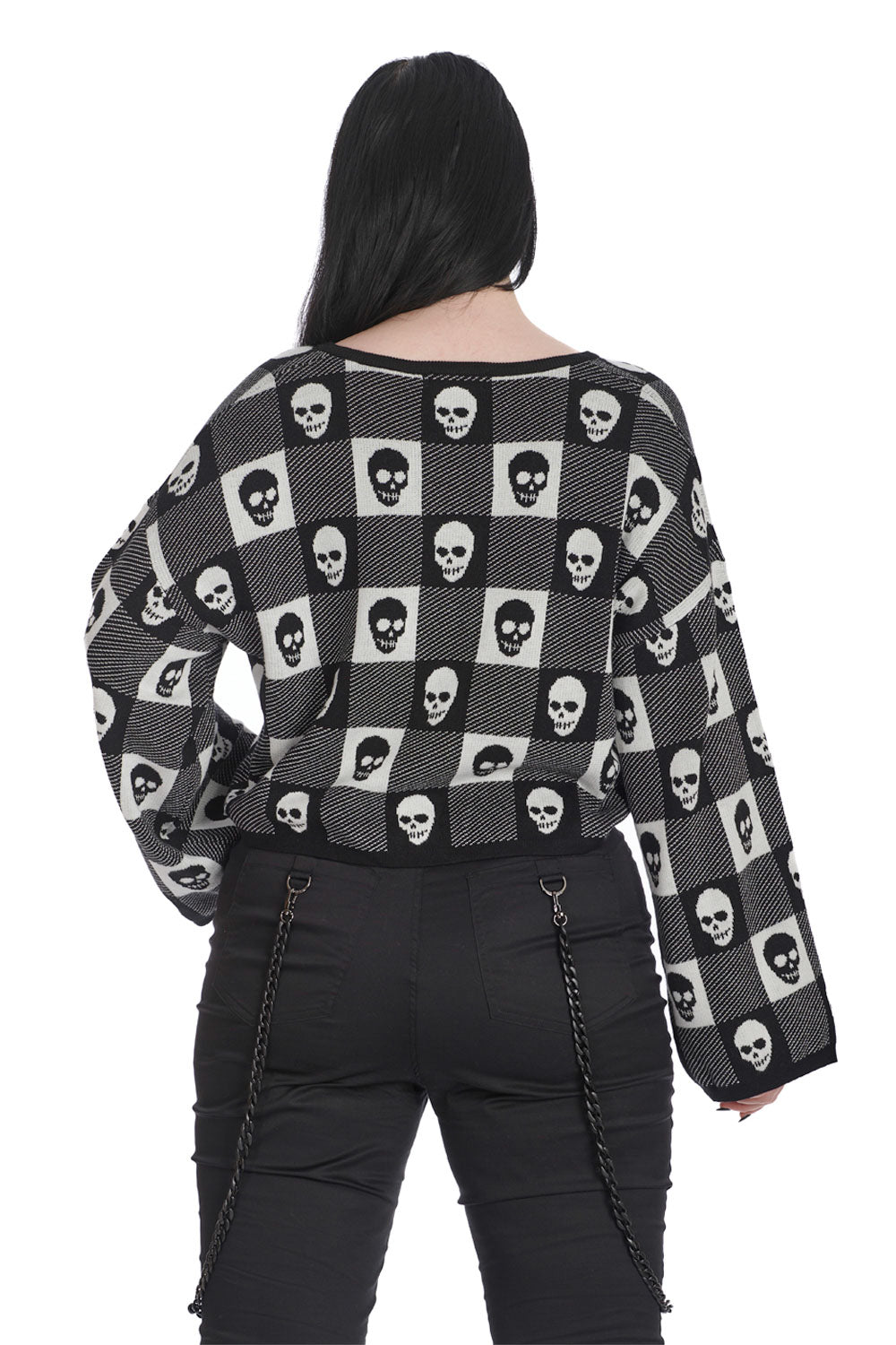 Black & White Belladonna Knitted Jumper