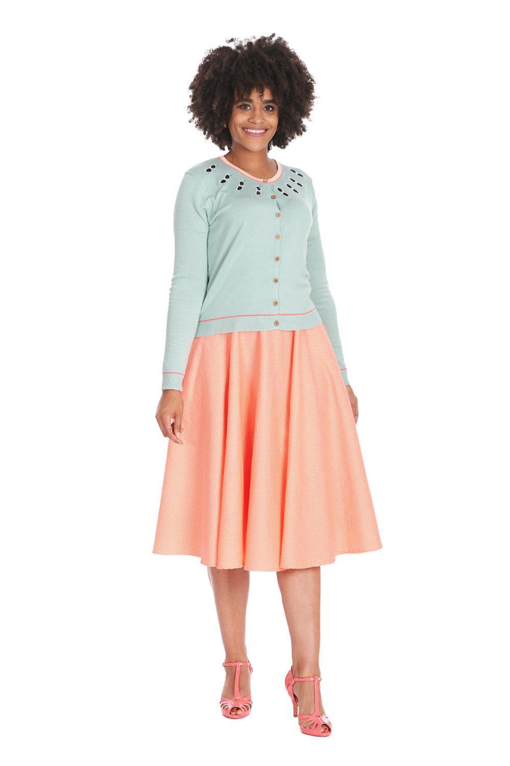 Mini Polka Queen Swing Skirt