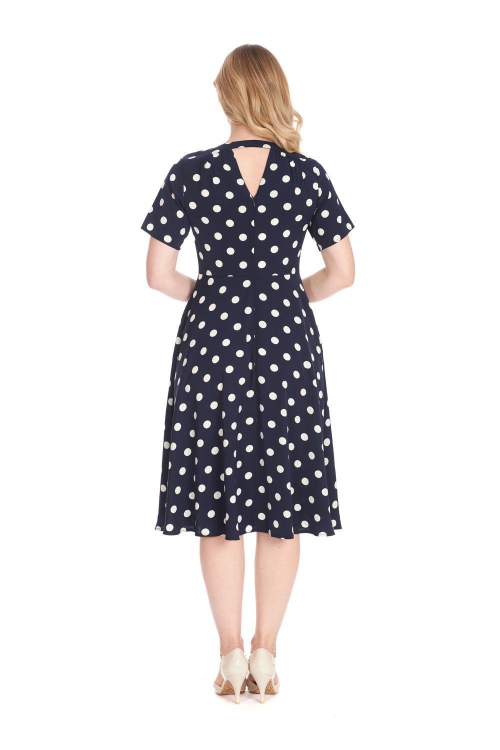 Spot Set Sail Swing Dress