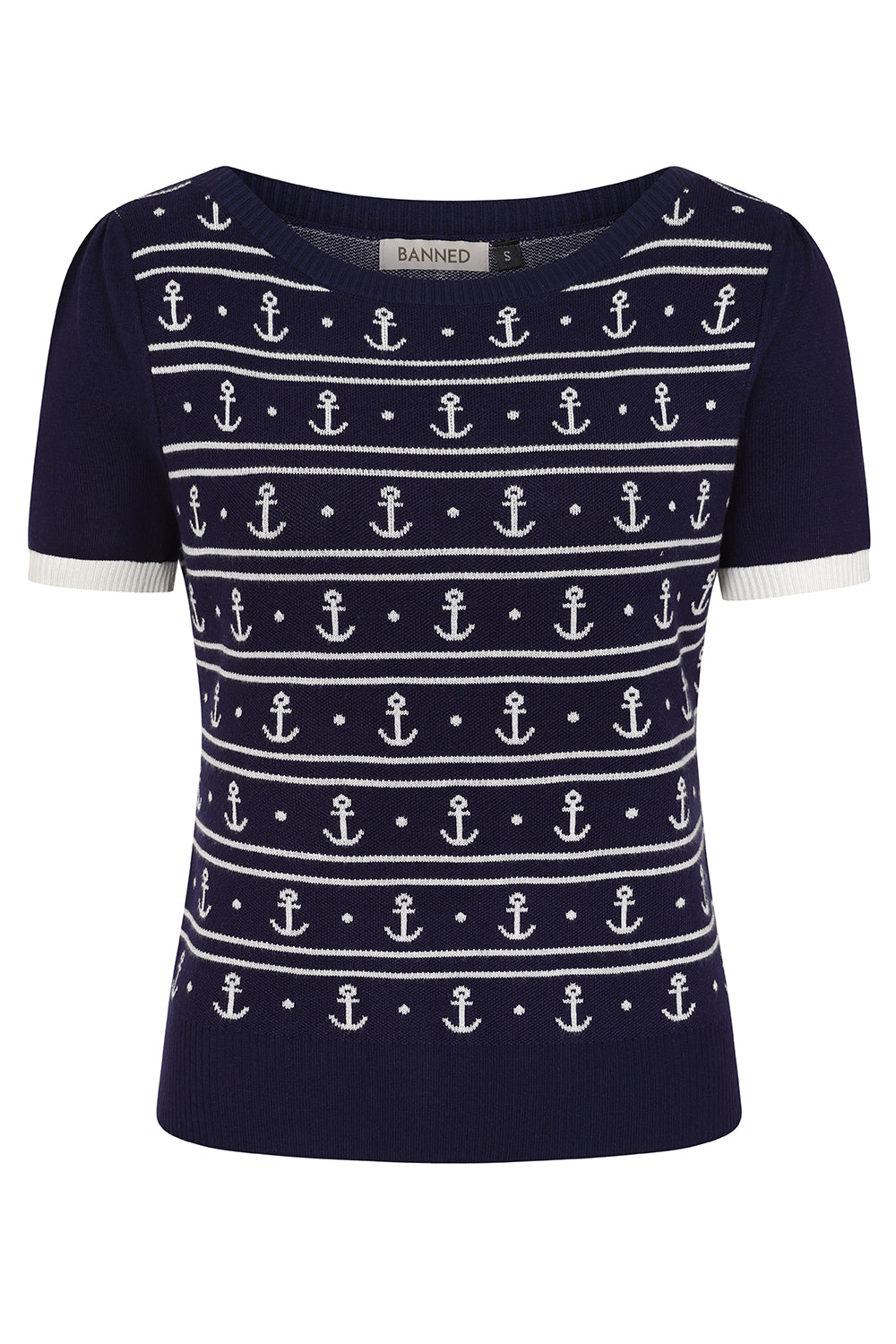 Navy Nellie Anchors Jumper
