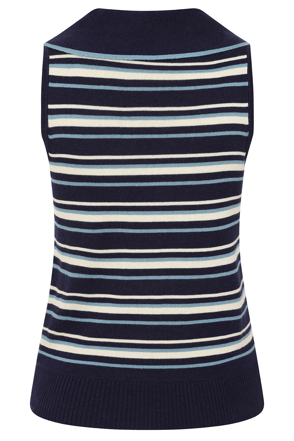 Navy Maisie Stripped Jumper