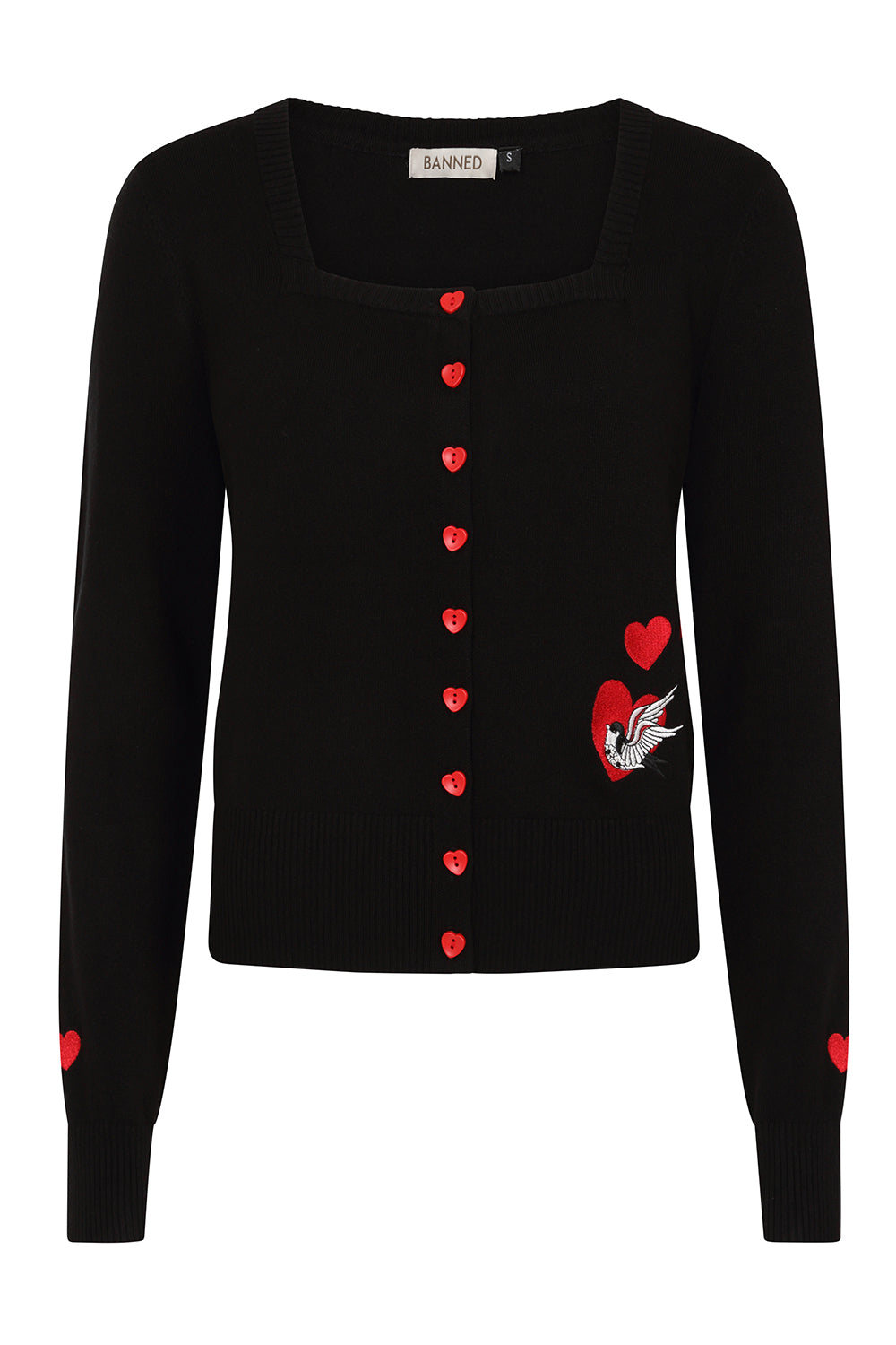 Black Annie Love Cardigan