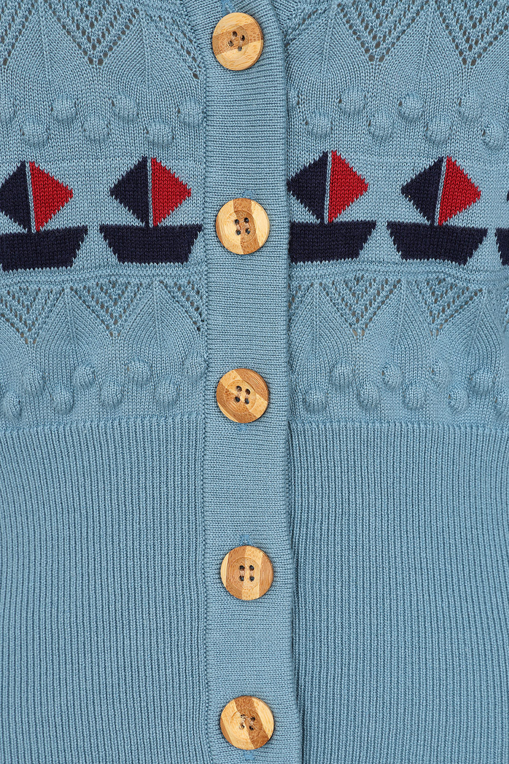 Short Sleeve Kitty Sail Cardigan