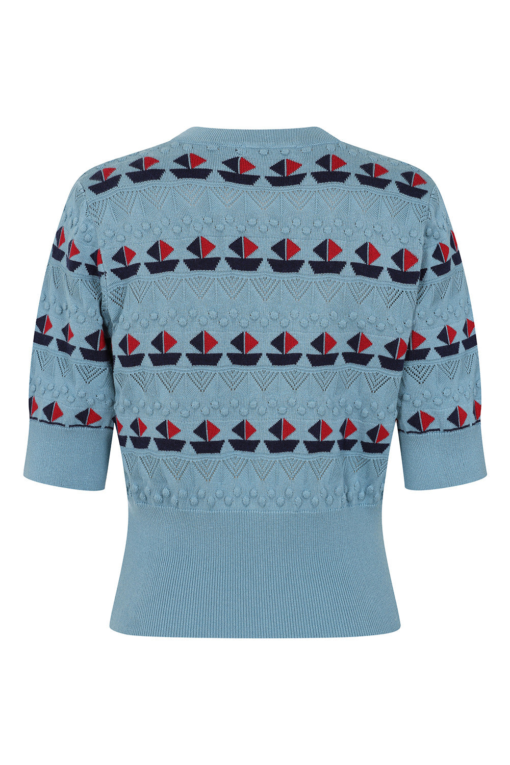 Short Sleeve Kitty Sail Cardigan