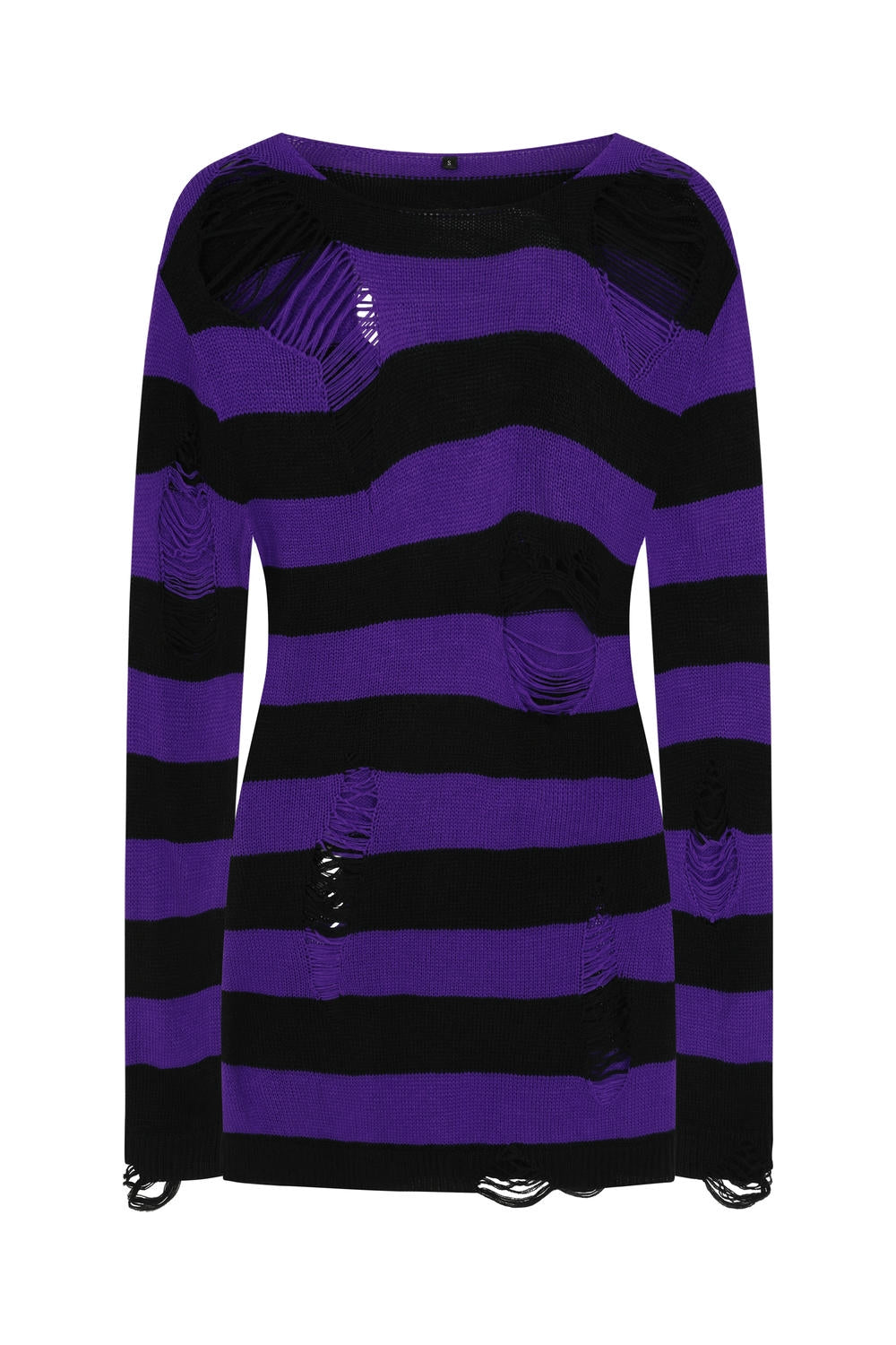 Black &amp; Purple Indira Knitted Jumper