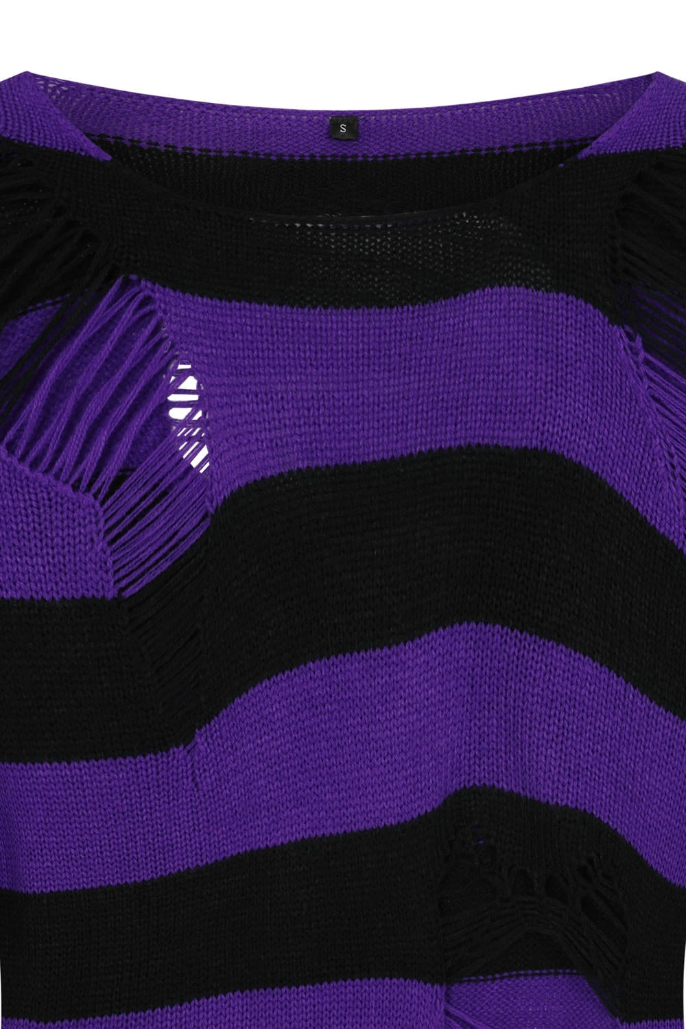 Black & Purple Indira Knitted Jumper