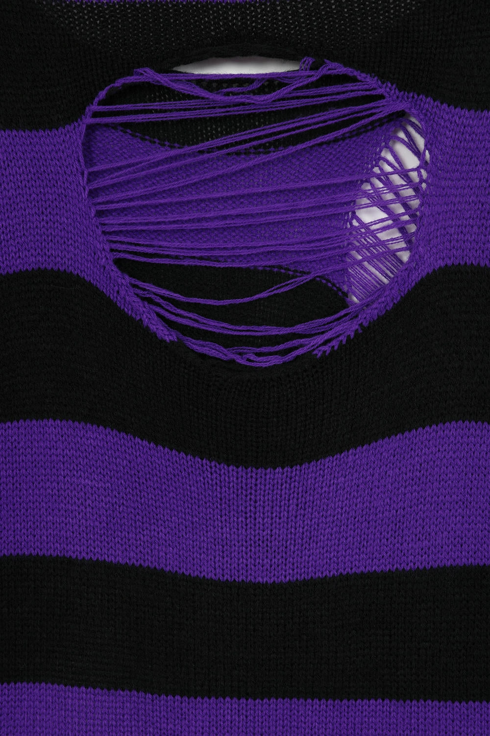 Black & Purple Indira Knitted Jumper