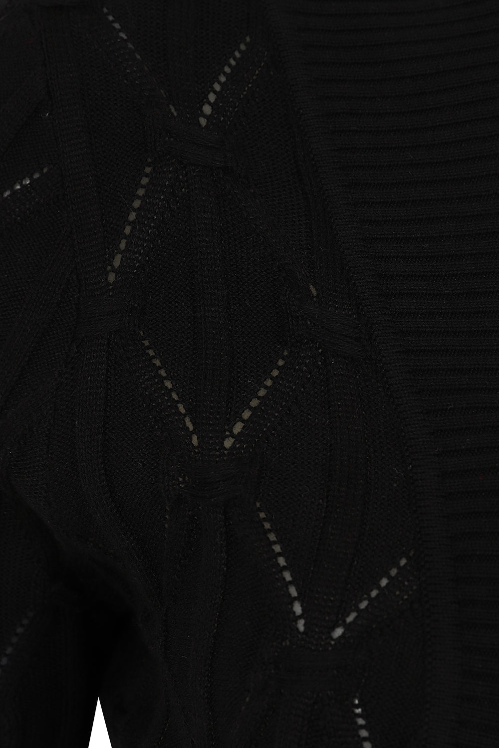 Eden Diamond Knit Bolero