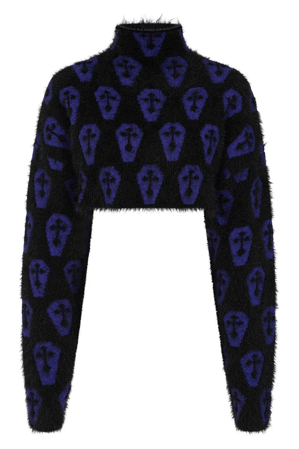Black &amp; Purple Lyric Jumper