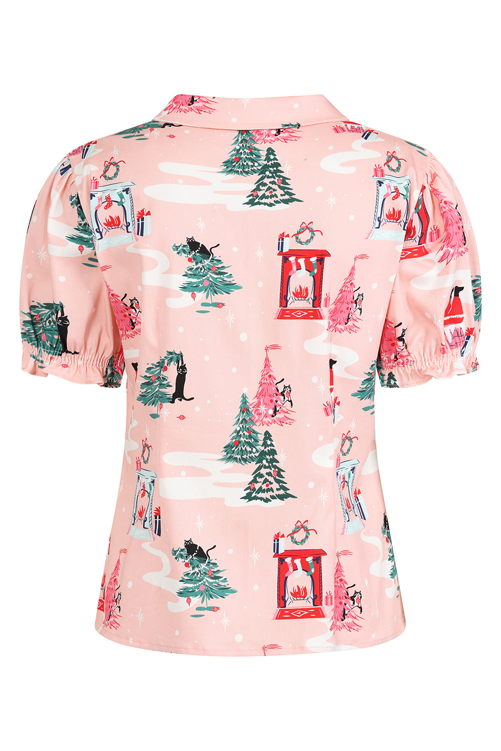 Pink Lilly Puuurfect Christmas Blouse