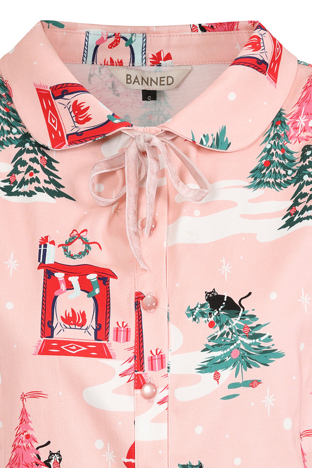 Pink Lilly Puuurfect Christmas Blouse