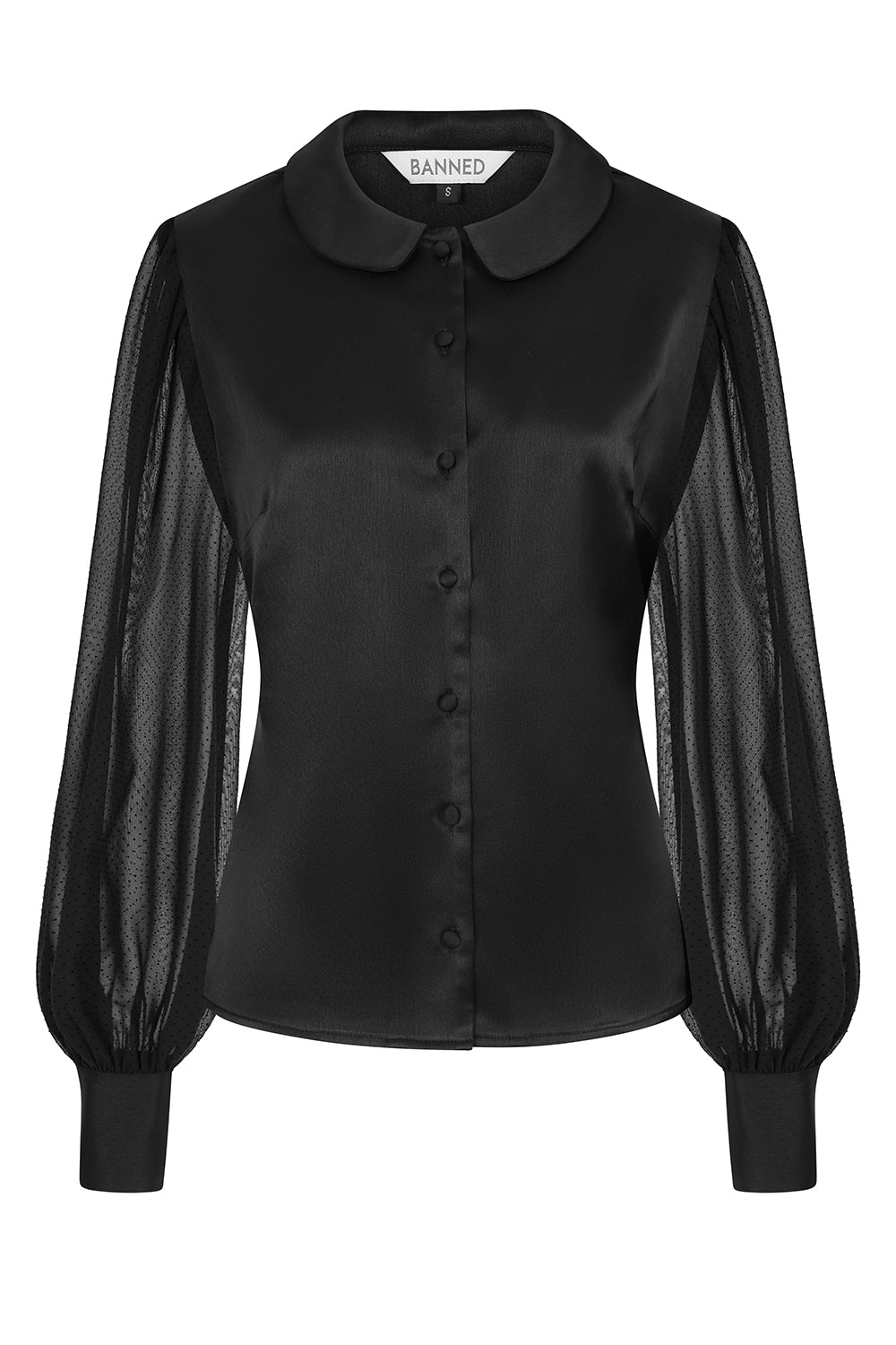 Black Francesca Blouse