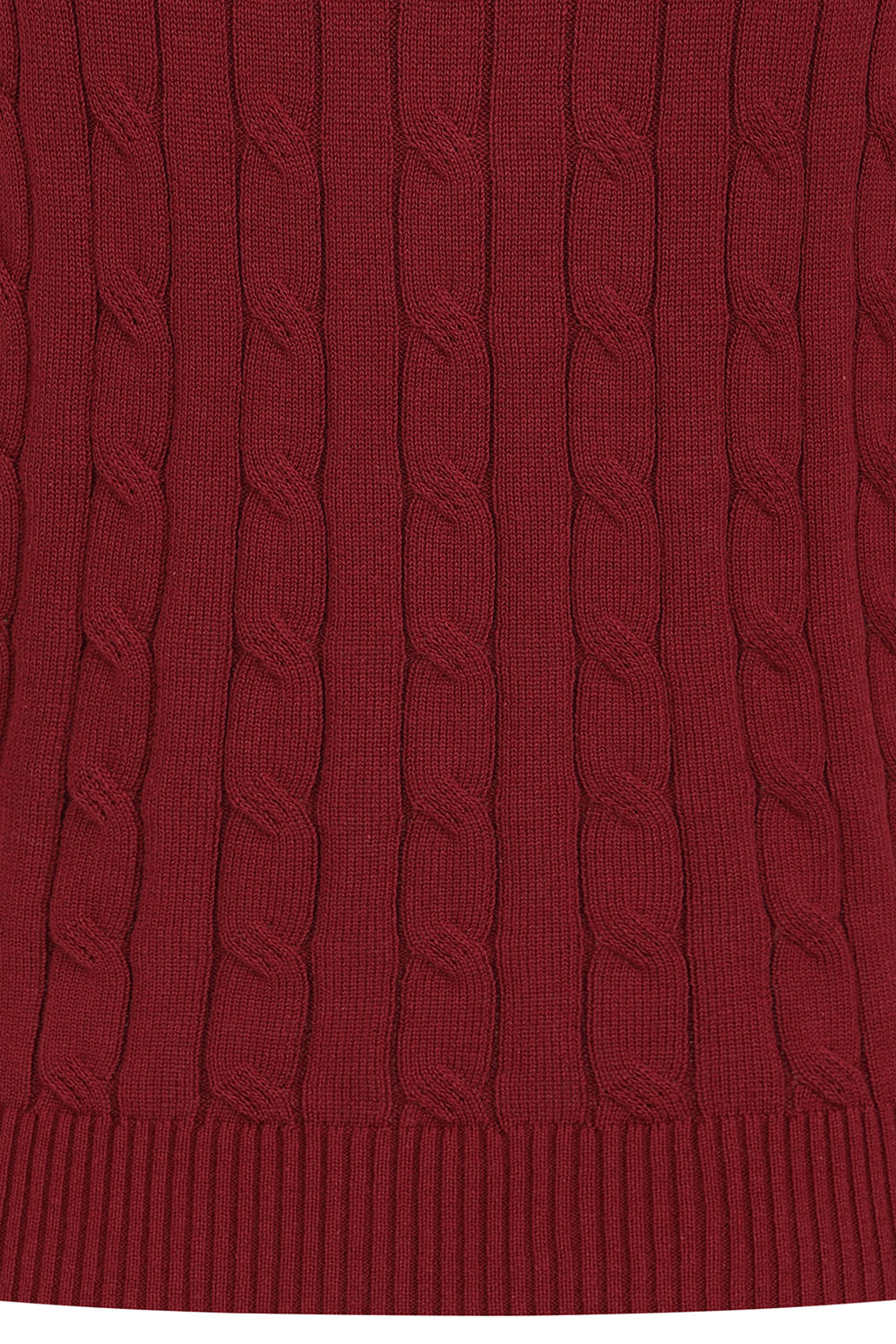 Burgundy Gina Knitted Waistcoat