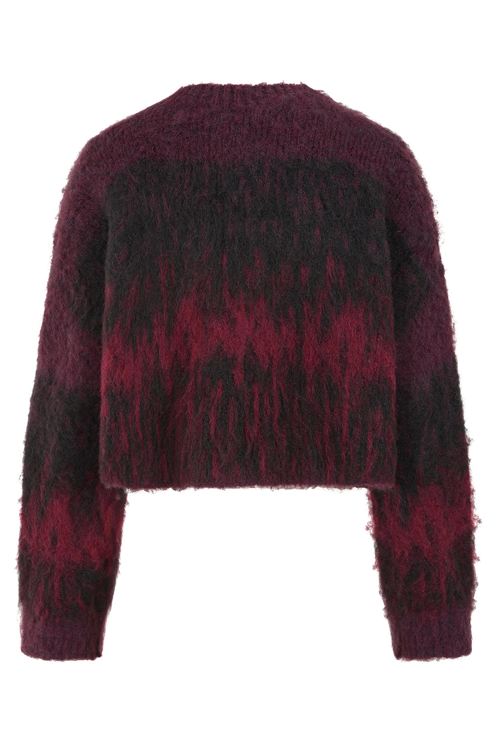 Black & Burgundy Arwen Jumper