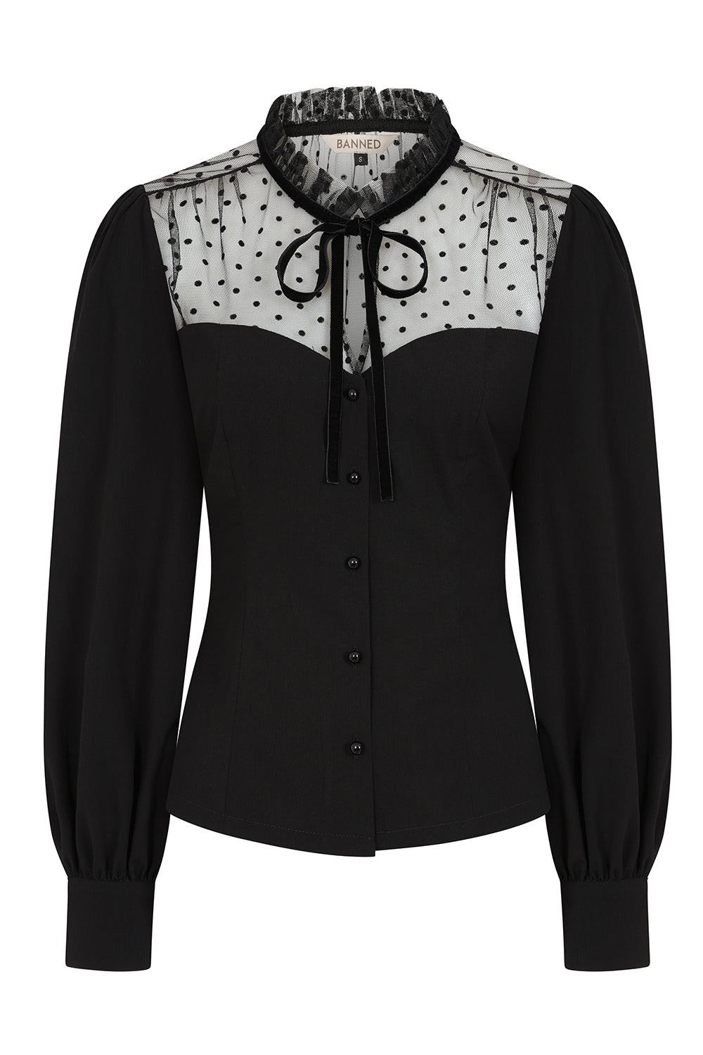 Luna Frill & Satin Blouse