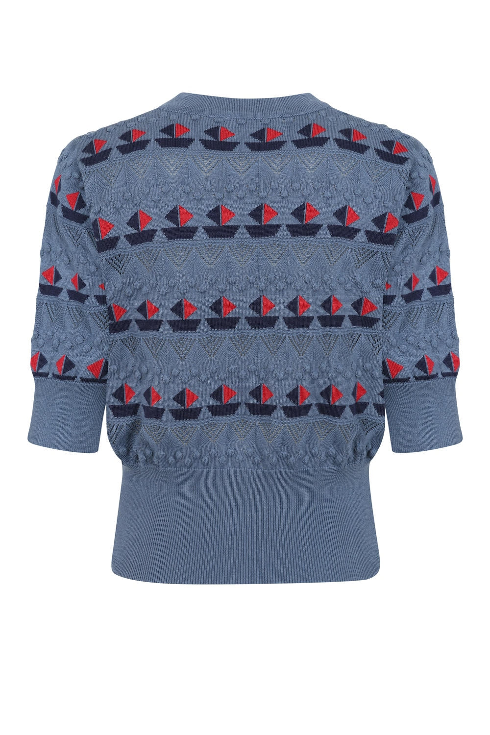 Short Sleeve Kitty Sail Cardigan