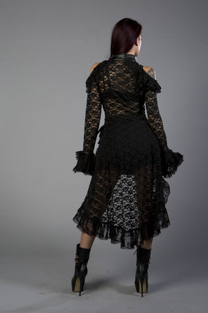 Diana Lace Jacket In Lace-Burleska-Dark Fashion Clothing
