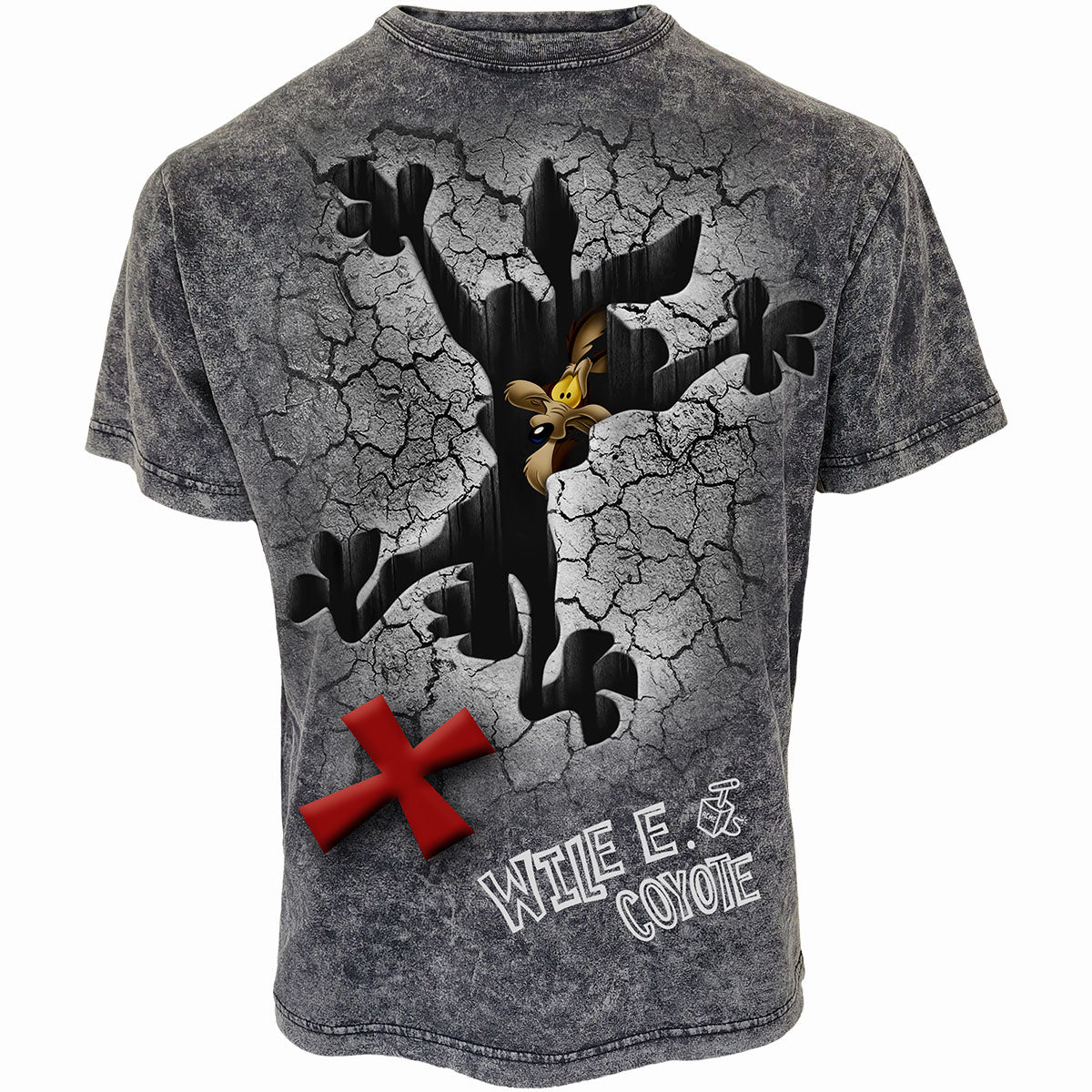 Coyote - Missed the Spot (Screen Print) - Acid Wash T-Shirt