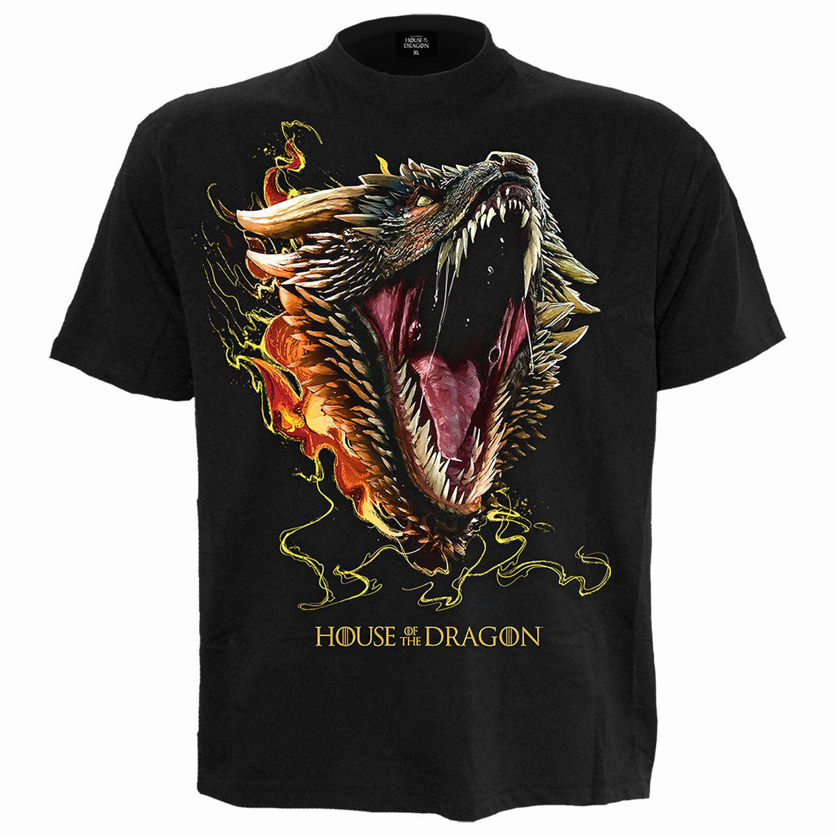 Hod 2 - Drogon - Front Digital Print t-Shirt Black