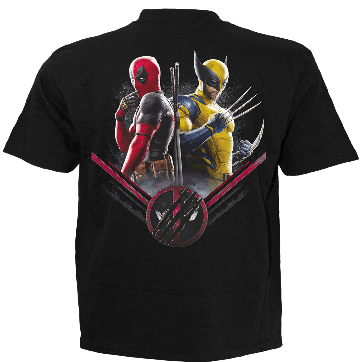 Deadpool - Wolverine Bullseye - T-Shirt Black