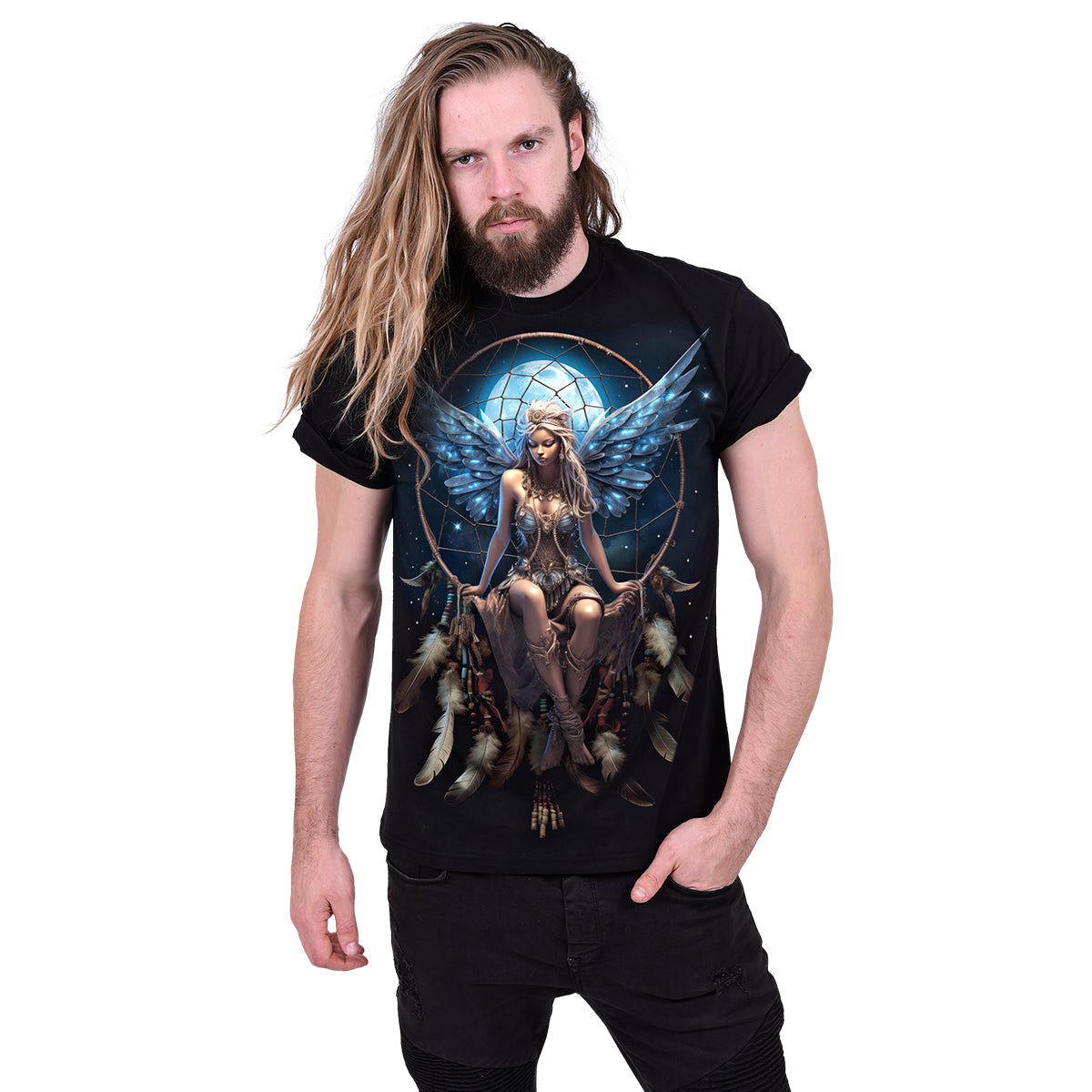 Moon Fairy - T-Shirt Black