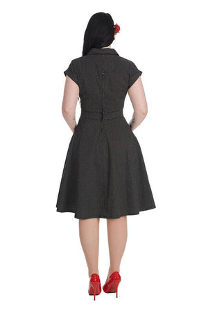 Polka Dot Dance Dress-Banned-Dark Fashion Clothing