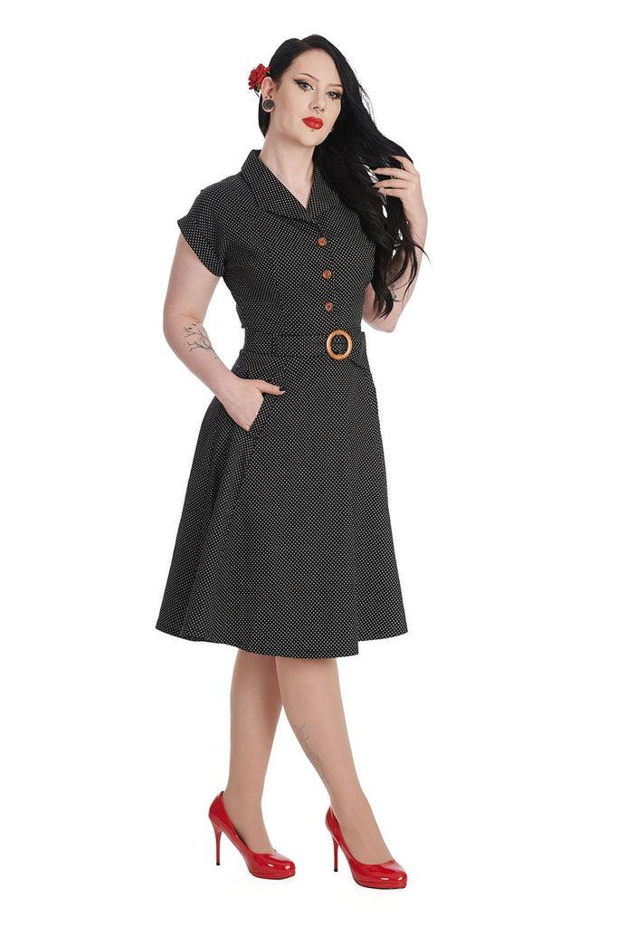 Polka Dot Dance Dress-Banned-Dark Fashion Clothing