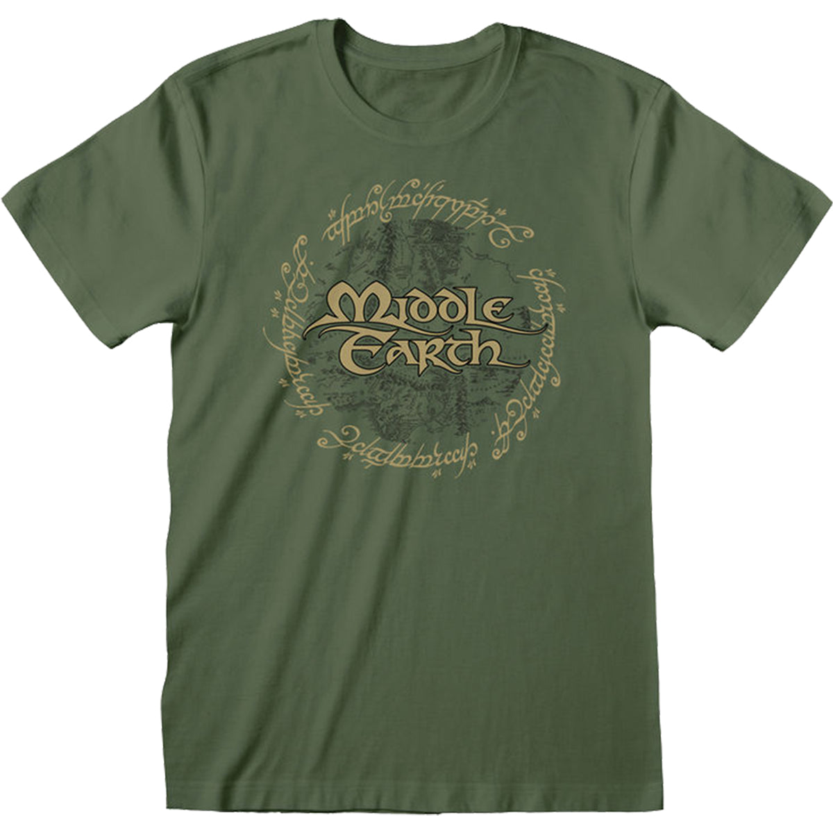 Lord of the Rings - Middle Earth - T-Shirt Olive