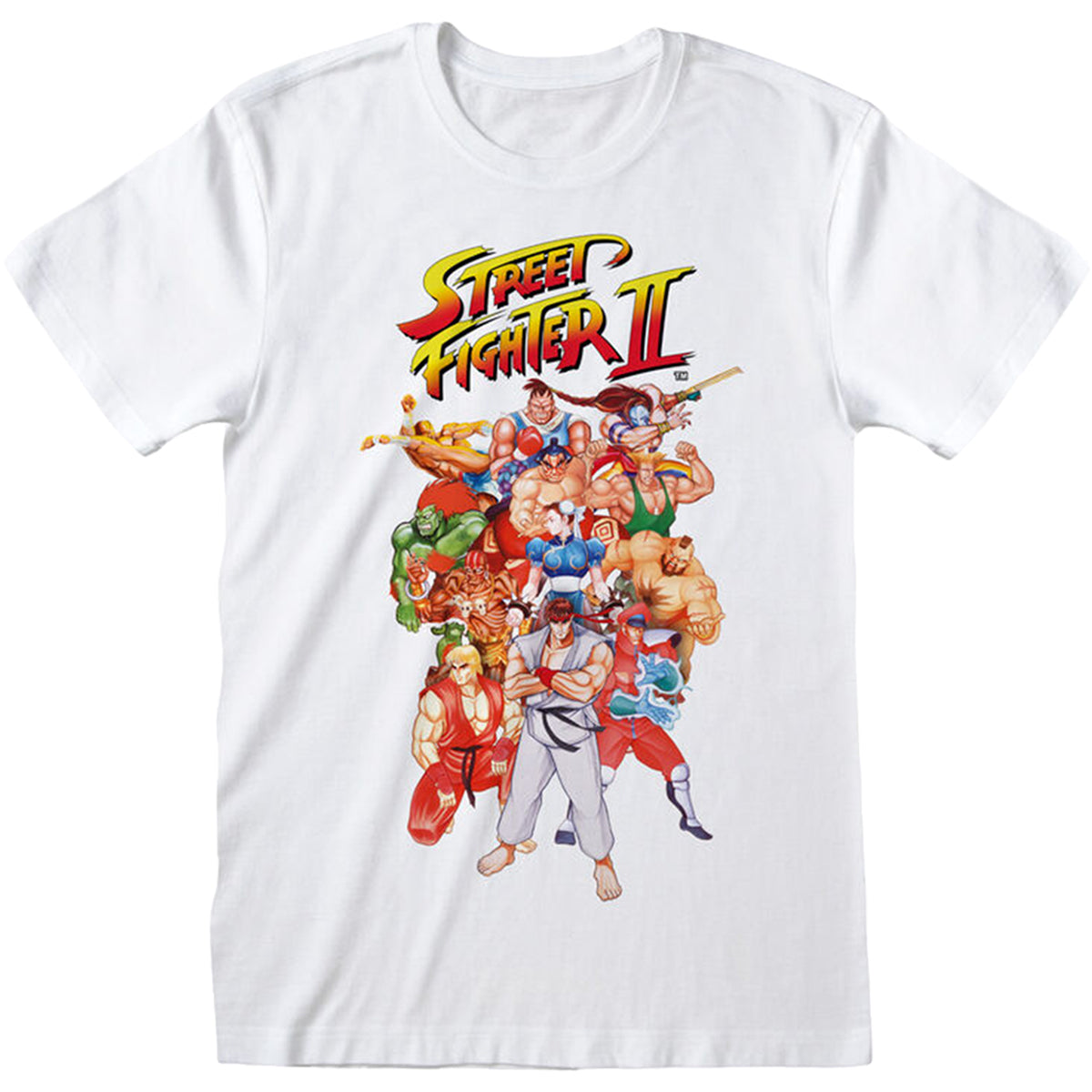 Streetfighter 2 - Group Shot White - T-Shirt White