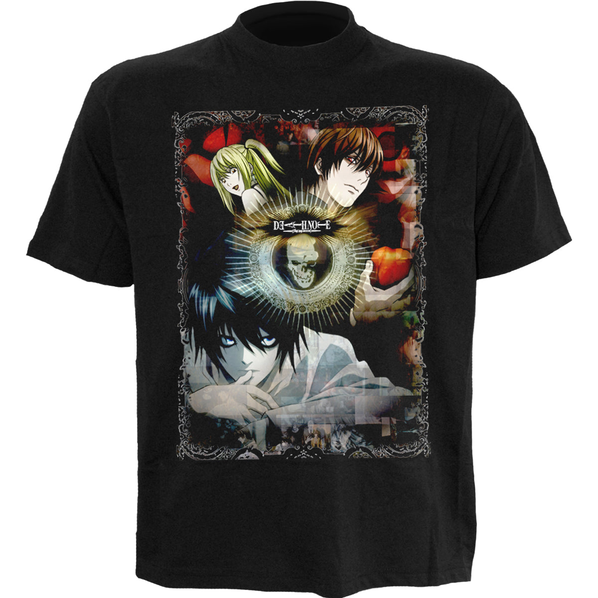 Death Note - Poster - Front Print t-Shirt Black