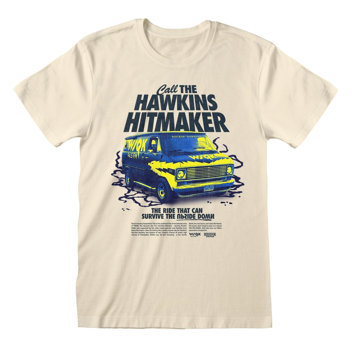 Stranger Things - Hawkins Hitmaker - T-Shirt Stone