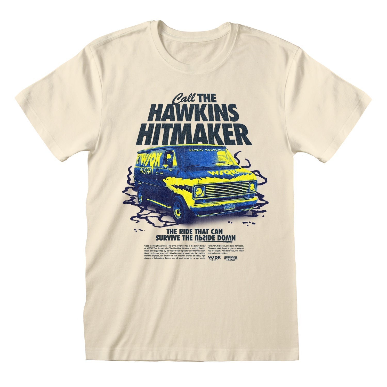 Stranger Things - Hawkins Hitmaker - T-Shirt Stone