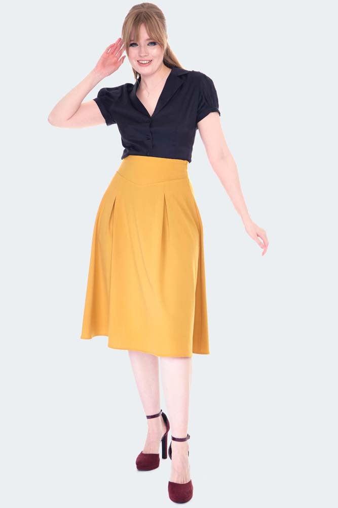 Satin Short Sleeve Blouse-Voodoo Vixen-Dark Fashion Clothing