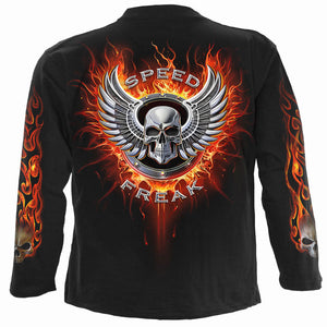 Speed Freak - Longsleeve T-Shirt Black