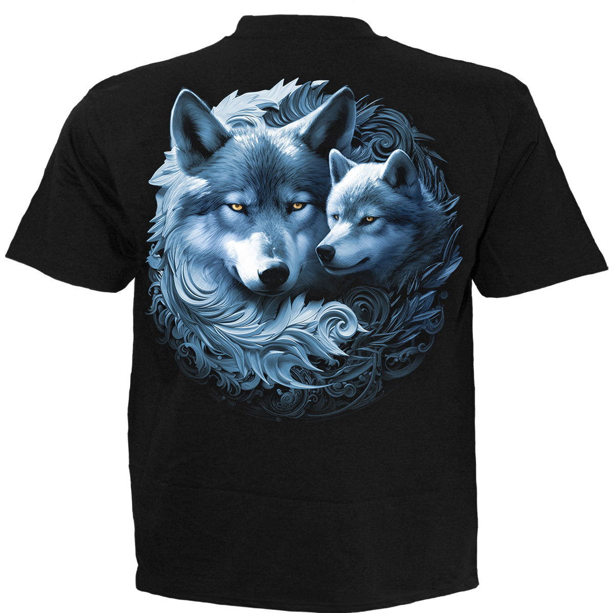 Wolf Guardian - T-shirt Black