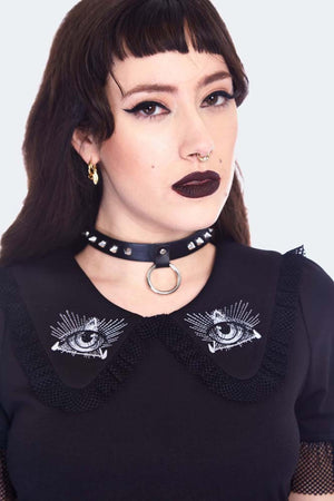 All Seeing Eye Top With Net Frills