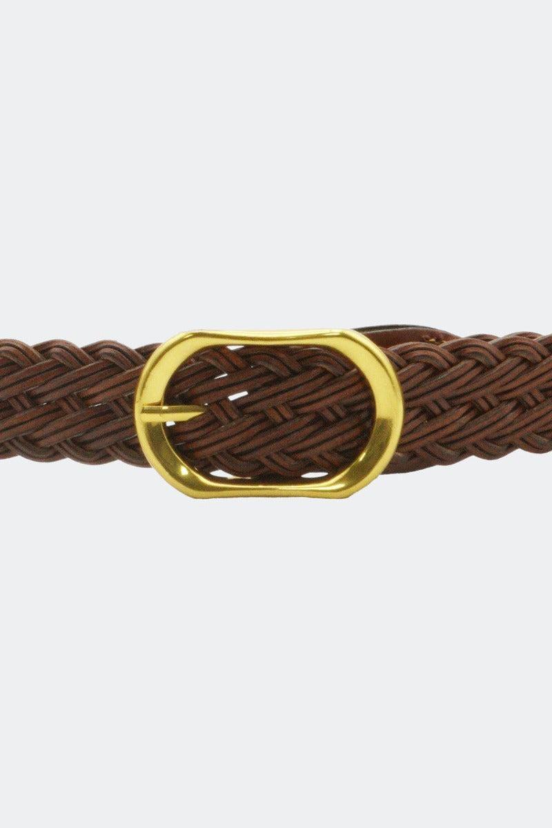 Plaited Leather Belt