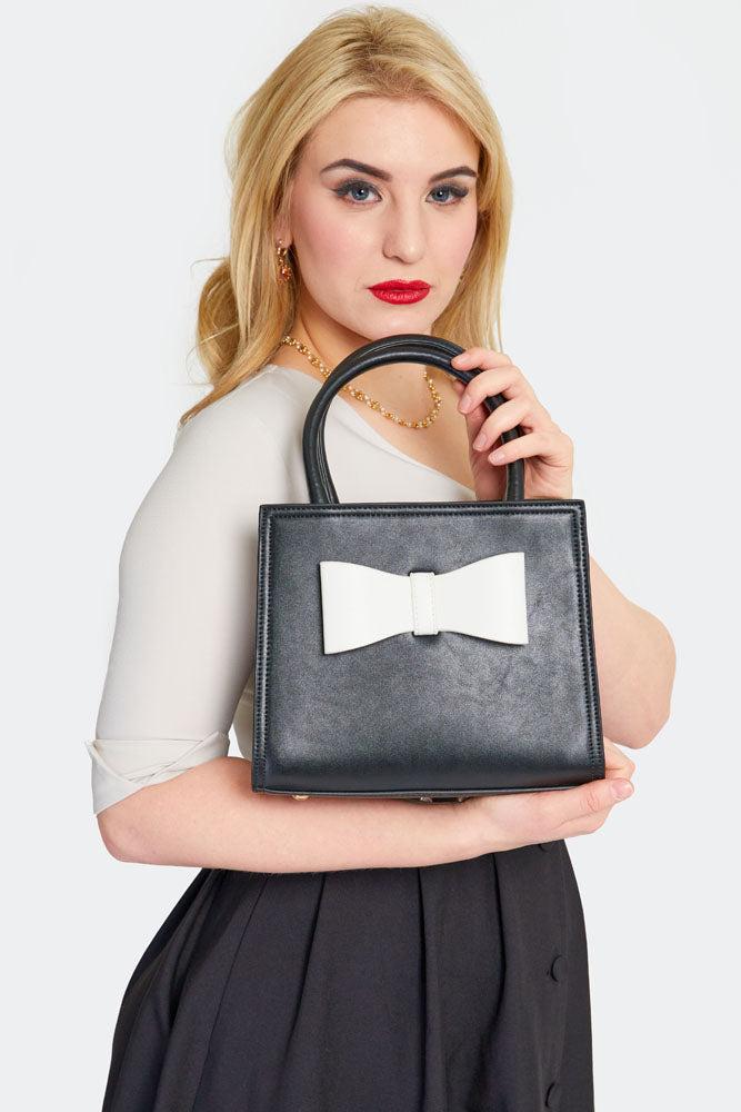 Retro Bow Tote Bag