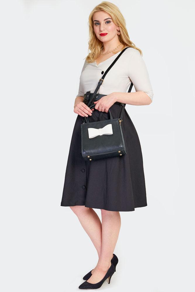Retro Bow Tote Bag