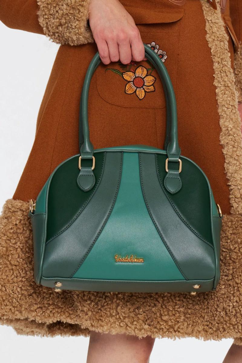 Retro Green Shoulder Bag