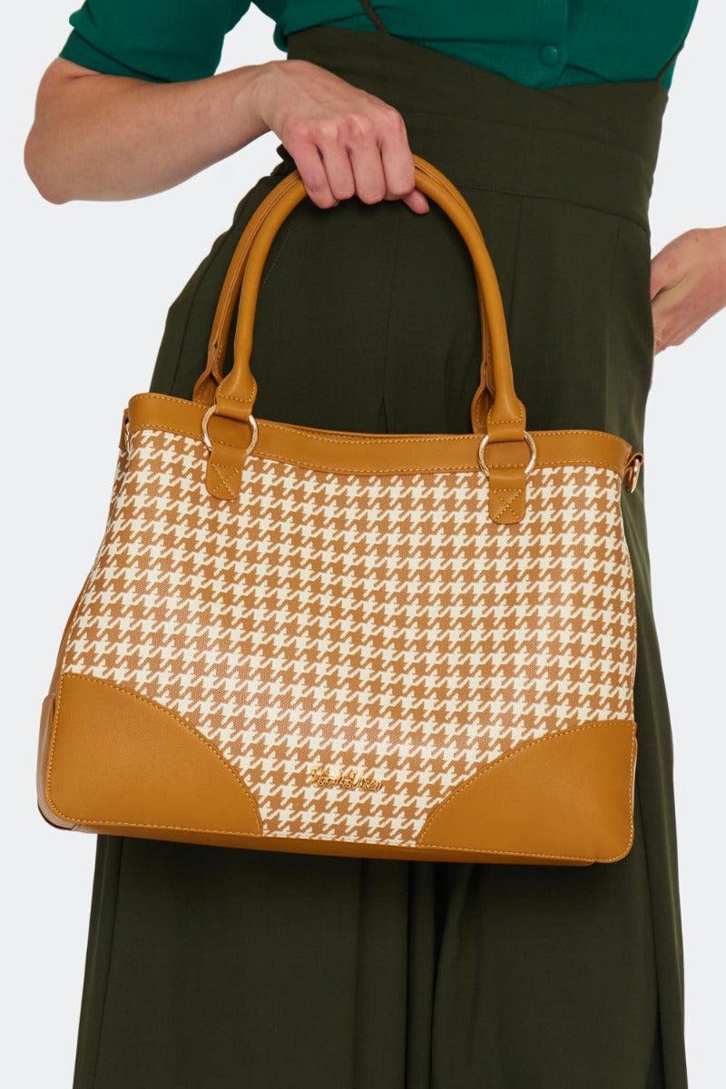 Houndstooth Tote Bag