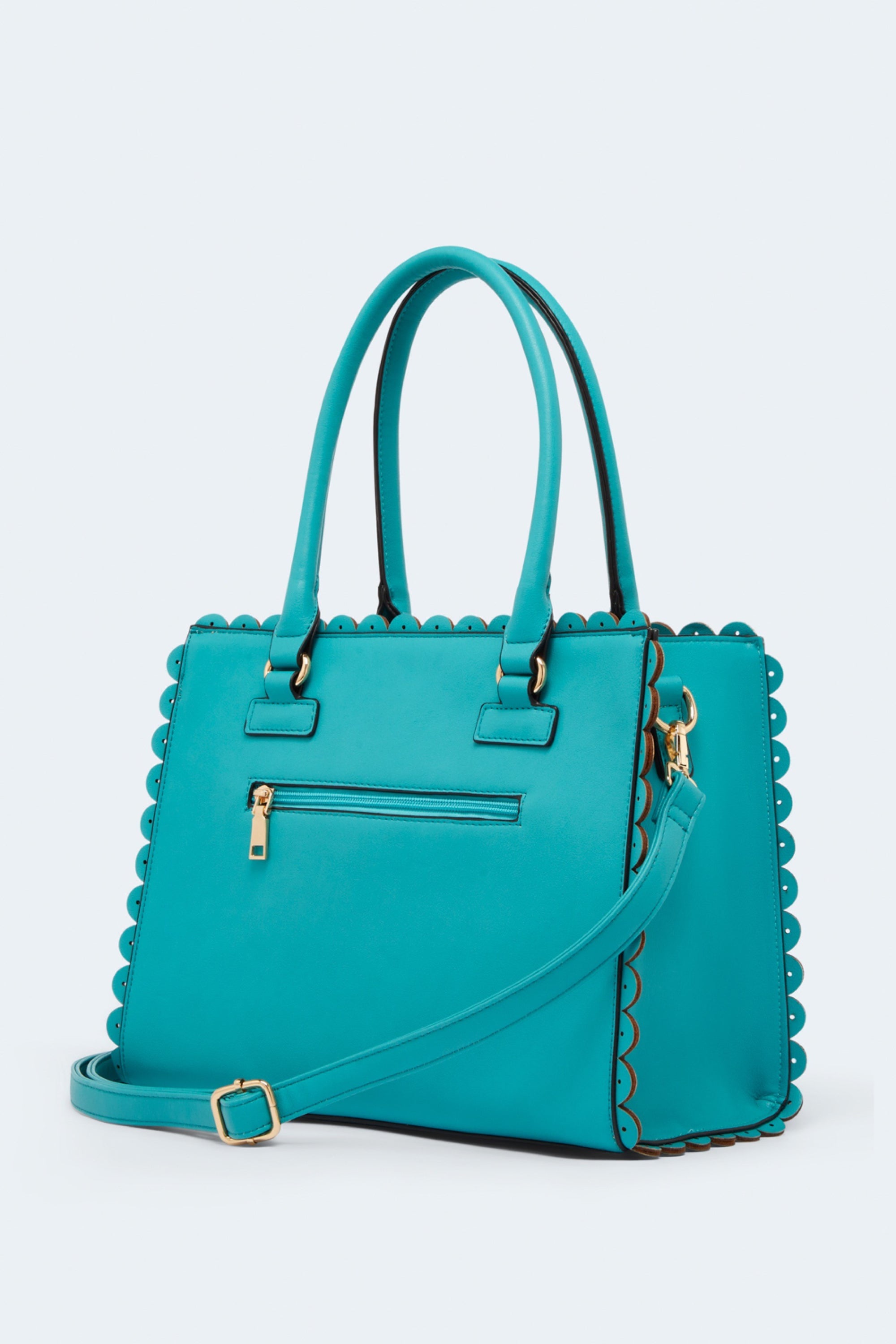 Scalloped Edge 60s Shopper Bag