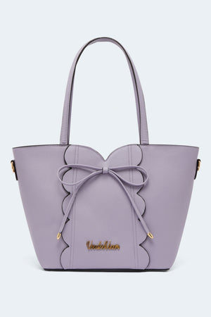 Bow Front Salloped Shopper Bag