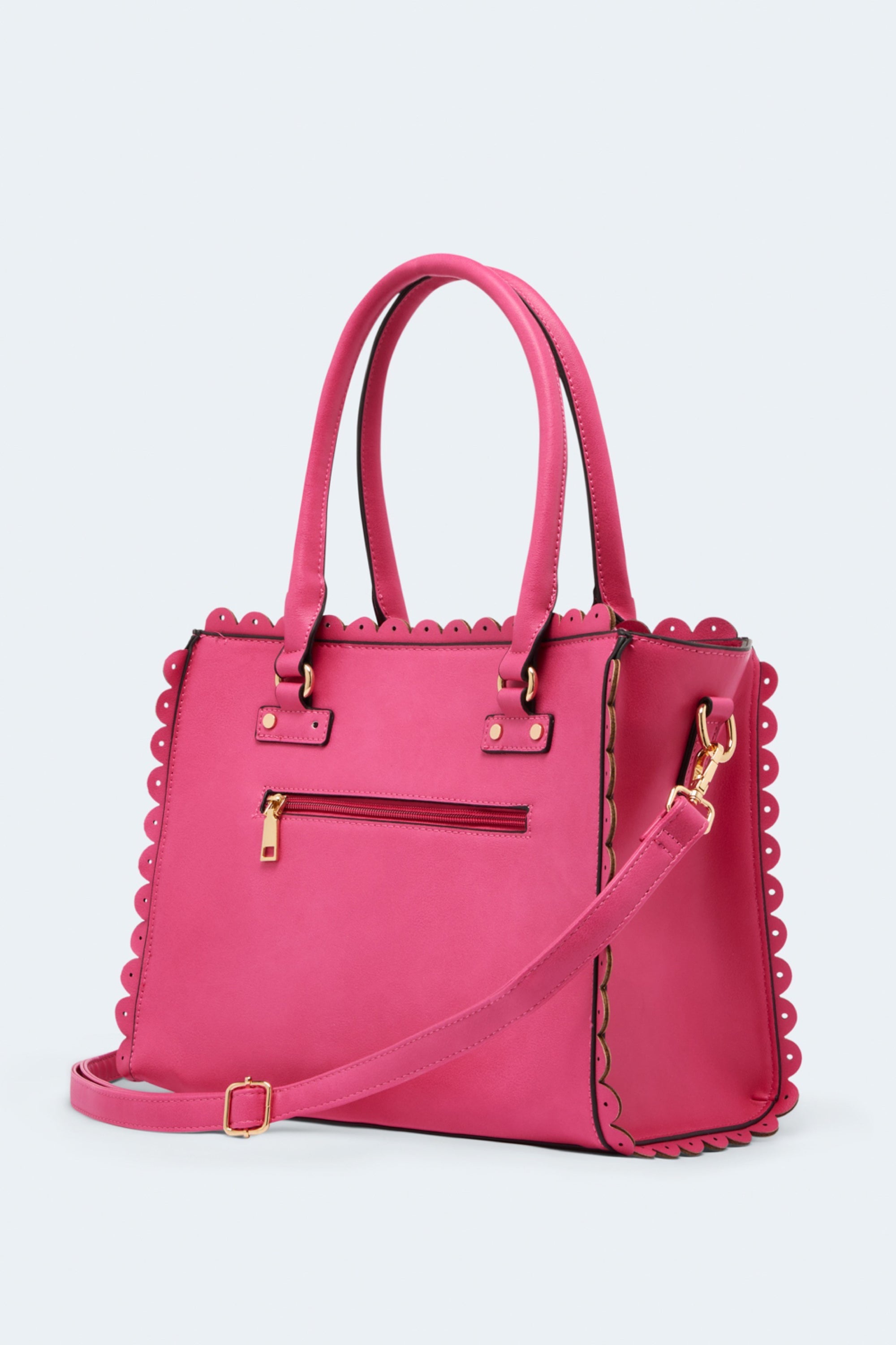 Scalloped Edge 60s Shopper Bag